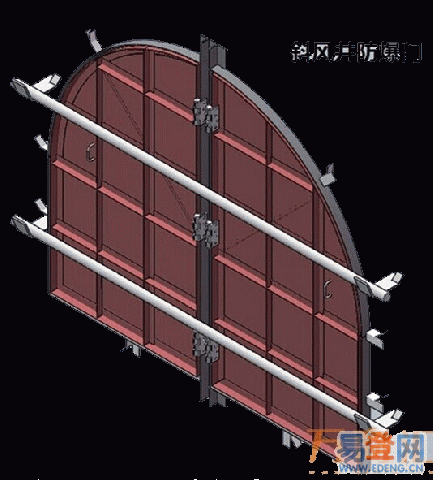 斜風(fēng)井防爆門(mén)